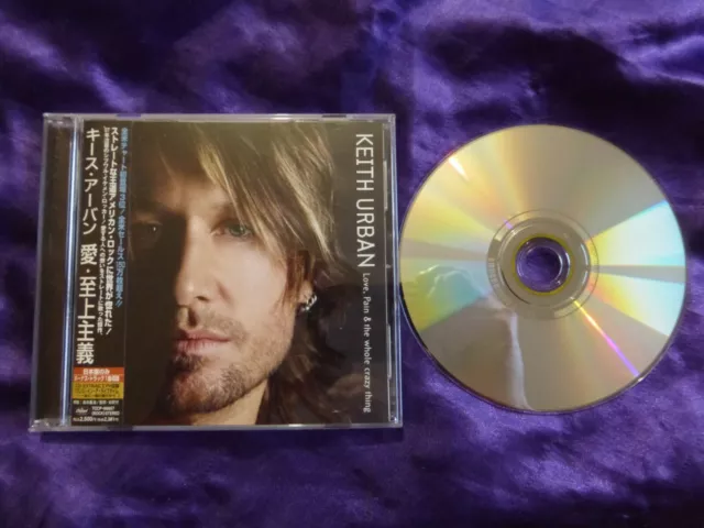 Keith Urban  Love pain and the whole crazy thing CD Japon titre bonus + Video