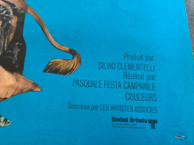 ANCIENNE AFFICHE CINÉMA 78x58,5ANNÉE 1970 Quand Les Femmes Avaient Une