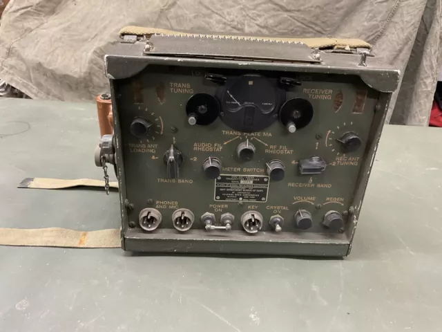 Military Radio WwII Tby-8 Code Talkers Transceiver Signal Corps