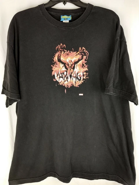The Amazing Spiderman 2006 Carnage Mens Black T Shirt Size XXL Marvel