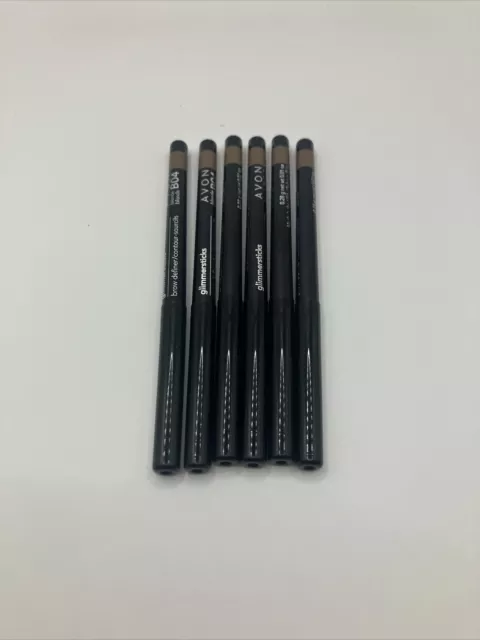 Lot of 6 Avon Glimmersticks Brow Definer, Blonde, New