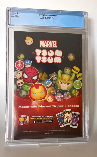 Invincible Iron Man #1 - Amalgam Comics & Coffeehouse variant - Riri - CGC 9.6 2