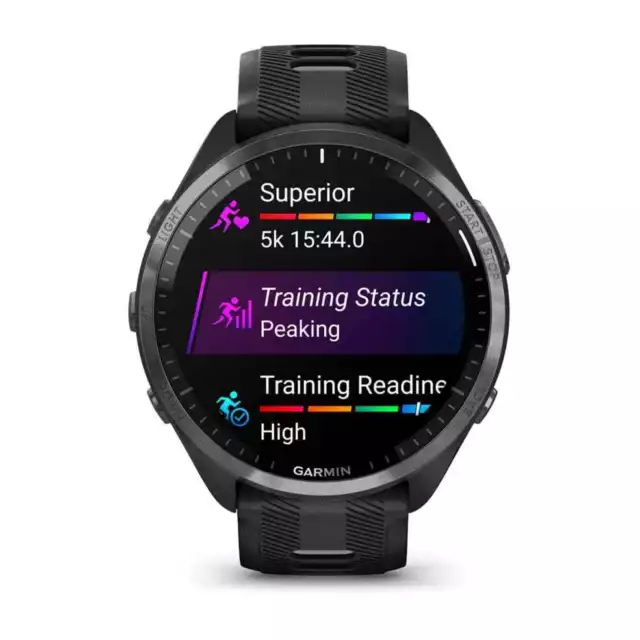 Garmin Forerunner 965 Carbon Grey DLC Titanium/Black/Grey 2