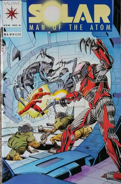 Solar: Man Of The Atom - Job Lot 5 Issues - VG/FN Condition - Valiant Comics