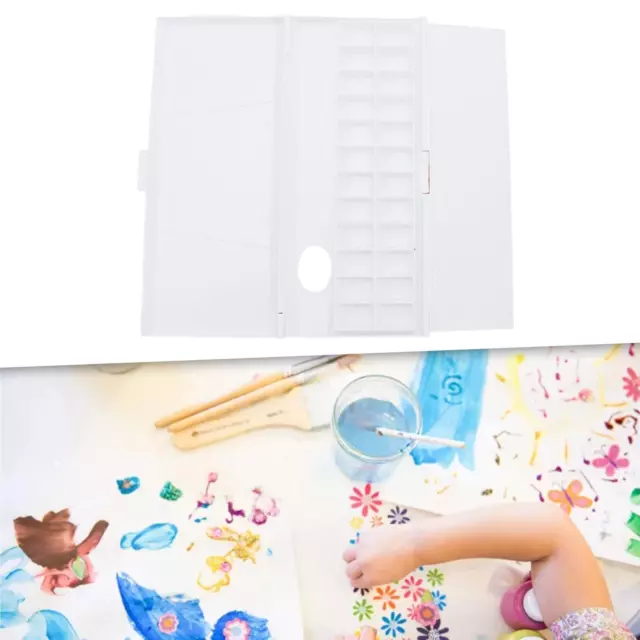Empty Watercolor Palette Paint Case for Acrylic & Oil Paints Crafts Paint Box