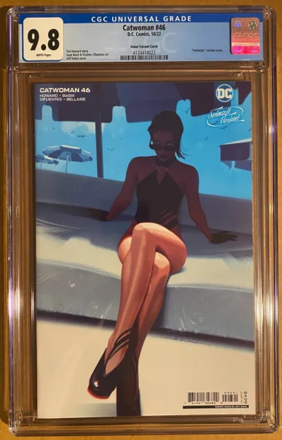 Catwoman # 46 Cgc 9.8! Dekal Swimsuit Variant. (2022).