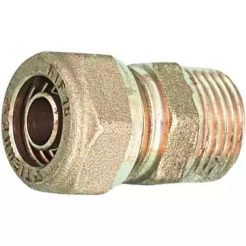 Raccordo diritto maschio per tubo cobra-pex 1/2 x 15 s. 2,5  Tiemme 2