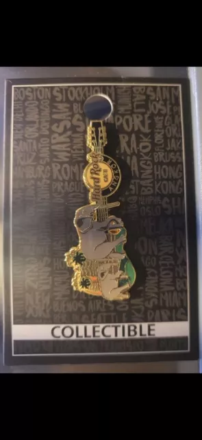 Hard Rock Cafe Angkor Cambodia 🇰🇭 Elephant 🐘 Guitar 🎸 New Pin