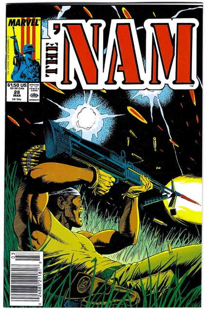 THE 'NAM #28 in VF/NM condition a 1989 Marvel war comic