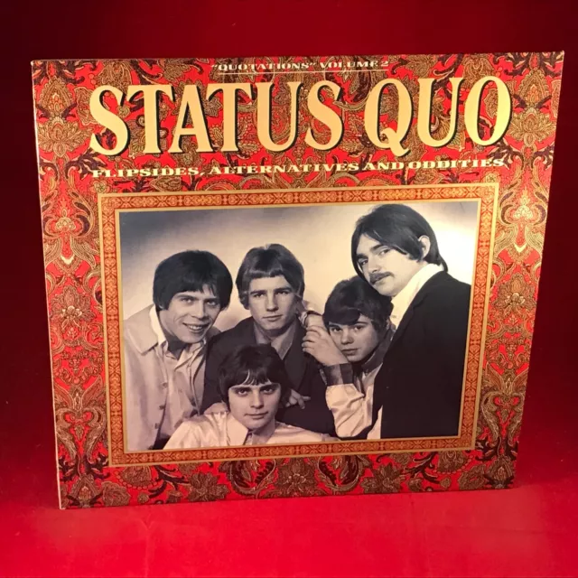 STATUS QUO Quotations Volume 2 Flipsides, Alternative And Oddities 1987 UK Vinyl