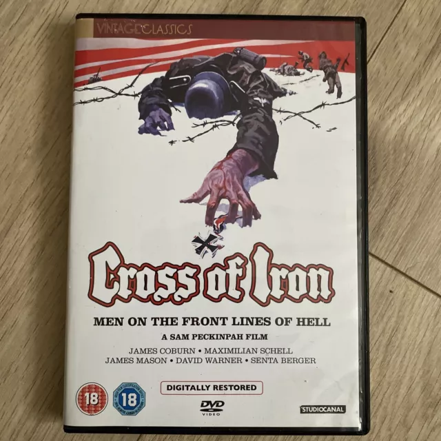 Cross Of Iron VHS 1977 Classic War Film Video Tape James Coburn