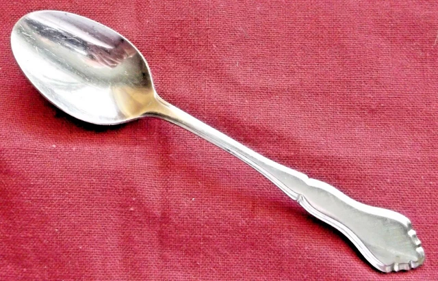 Rogers Co Stanley Roberts Stainless Teaspoon Glendale Pattern 6" #97099