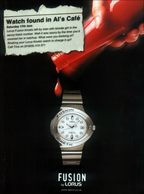 Lorus discount fusion watch