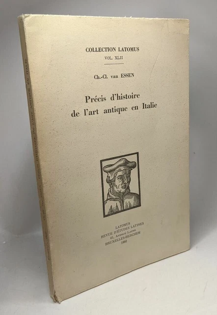 Précis d'histoire de l'art antique en Italie / Collection latomus VOL