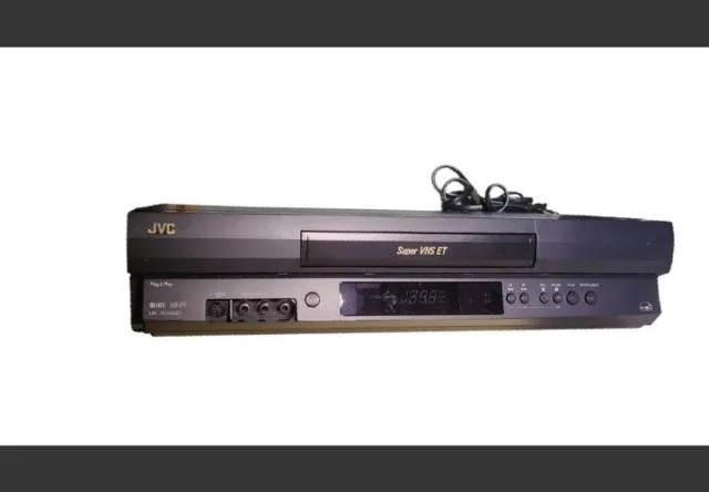 JVC HR-S2902U SVHS HI-FI Plug&Play w/Remote POWERS ON-VHS CASSETTE *PARTS ONLY*