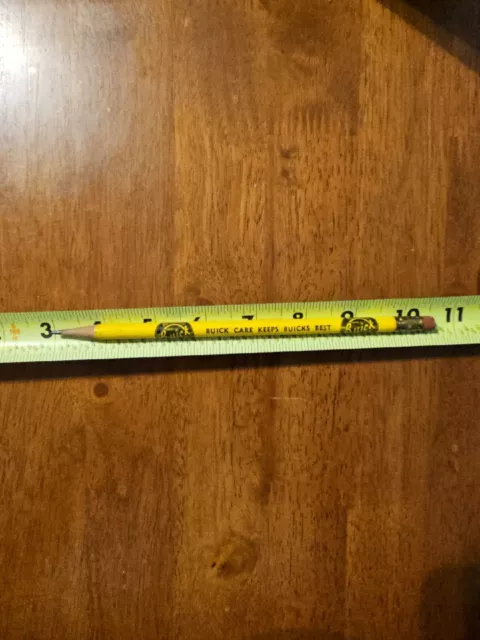 Old Vintage Buick Pencil Advertisment Car Vehicle Care Best Used