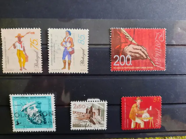 Briefmarken Portugal gestempelt kl. Lot