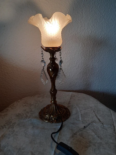 SPANISCHE ART DECO Tischlampe aus Bronze, 1930er, Vintage. EUR 60,00 ...