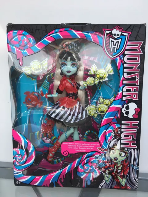 Monster High Frankie Stein Sweet Screams Puppe Rare Boxed Please Read