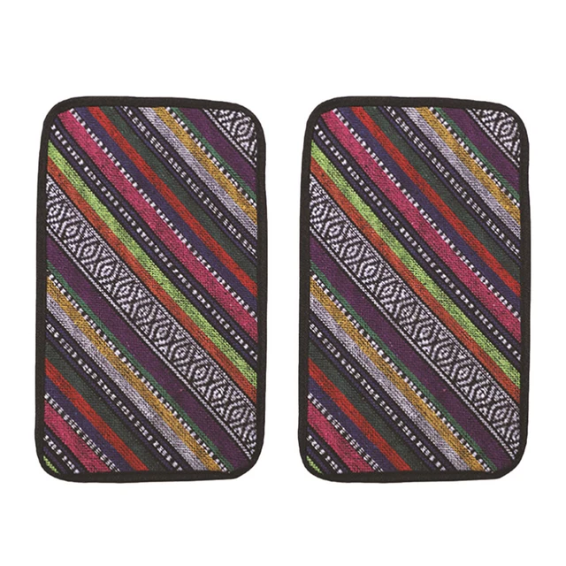 2 pz tappetino braccioli braccioli auto centro protezione carrello traspirante donna