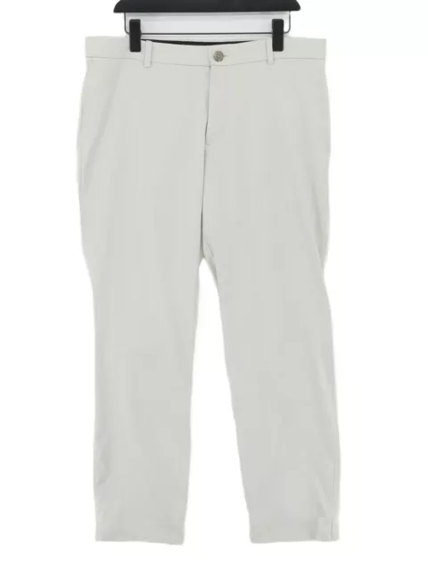 Nike Men's Suit Trousers W 36 in White Polyester with Elastane Dress Pants