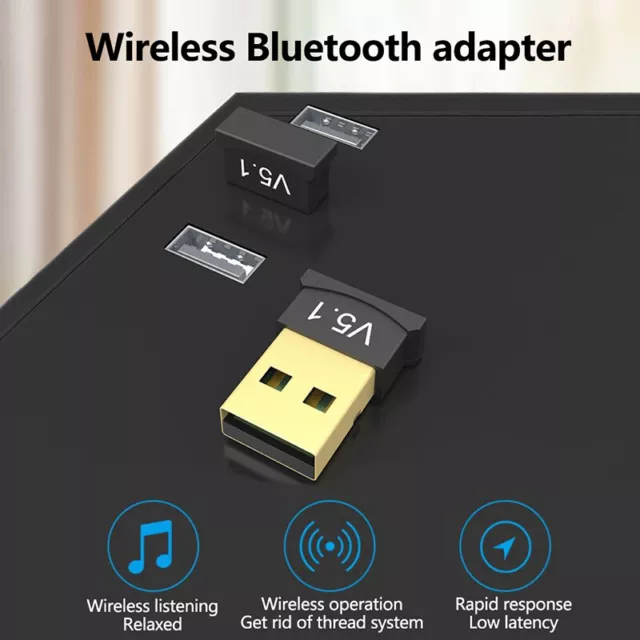 USB Bluetooth 5.1 Adapter Bluetooth Transmitter Receiver  Adapter for PC Laptop