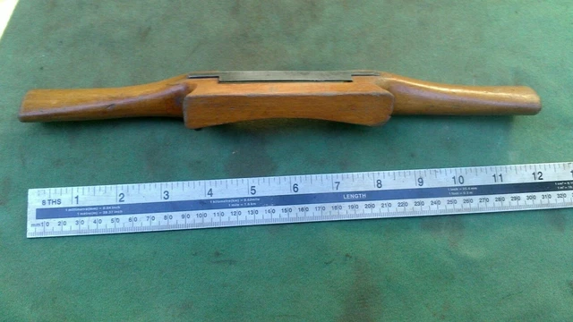 Vintage  Palm Tree  /I 1942  Wooden  Spoke Shave.