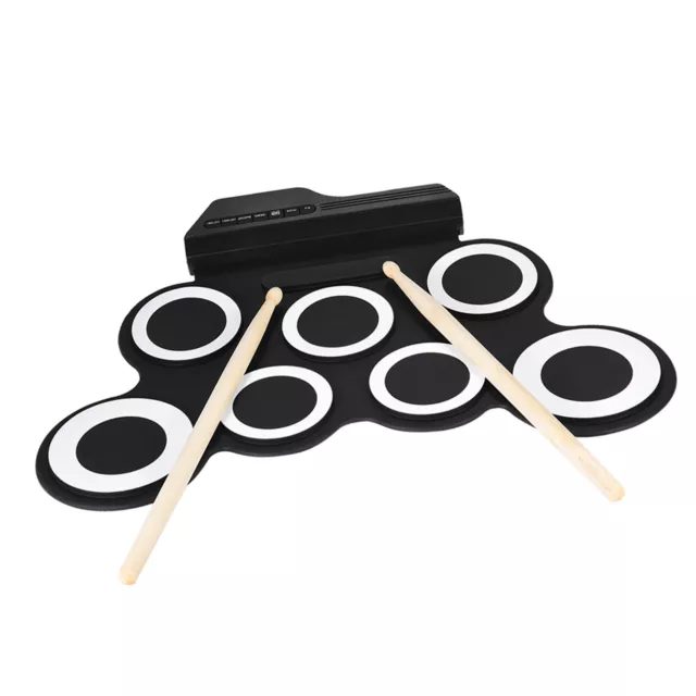 G3002 Portable Electronic Drummer Roller Stick Pedale USB Line Audio Kabel V0J6