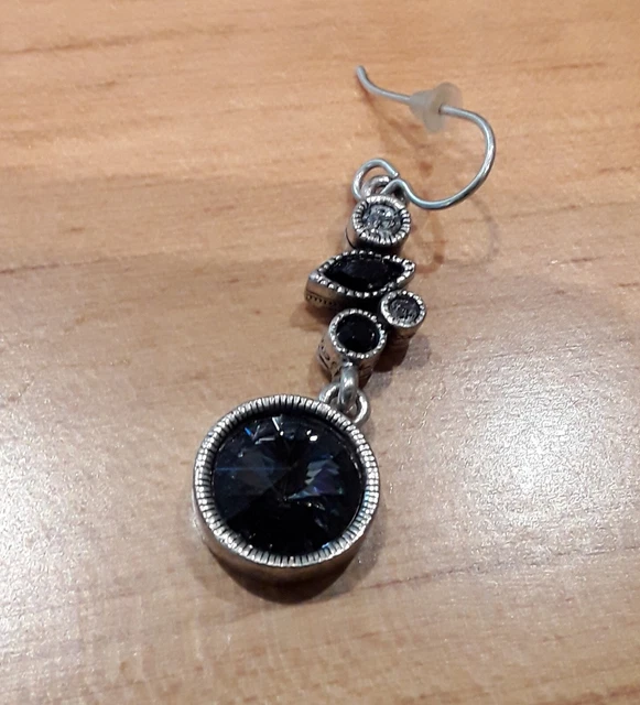 Patricia Locke Single Earring Swarovski Crystals Replacement French Wire 2012