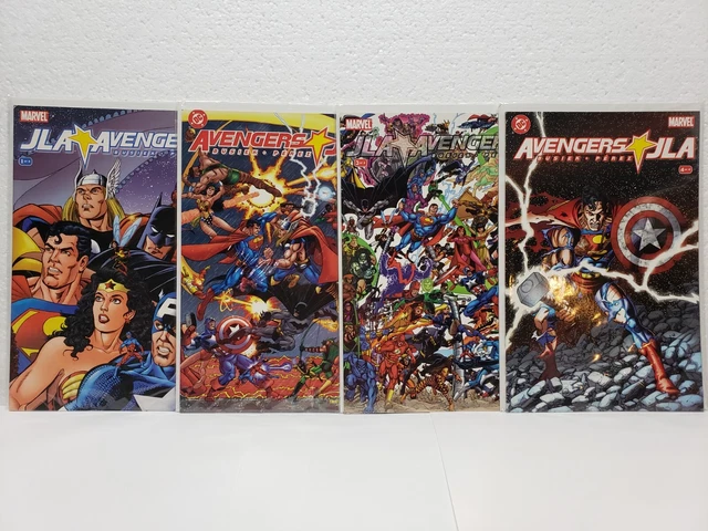 Jla Avengers 1-4 Complete Run (2003, Marvel/Dc) Nm Dc/Marvel Crossover Perez Art
