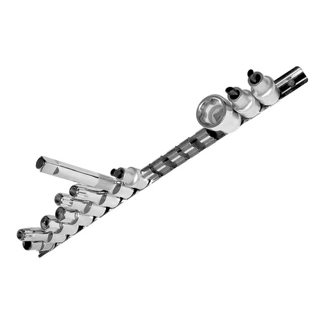 Nuovissimo rack di stoccaggio prese strumento di stoccaggio in acciaio inox 16 clip 1 pz 3 tipo