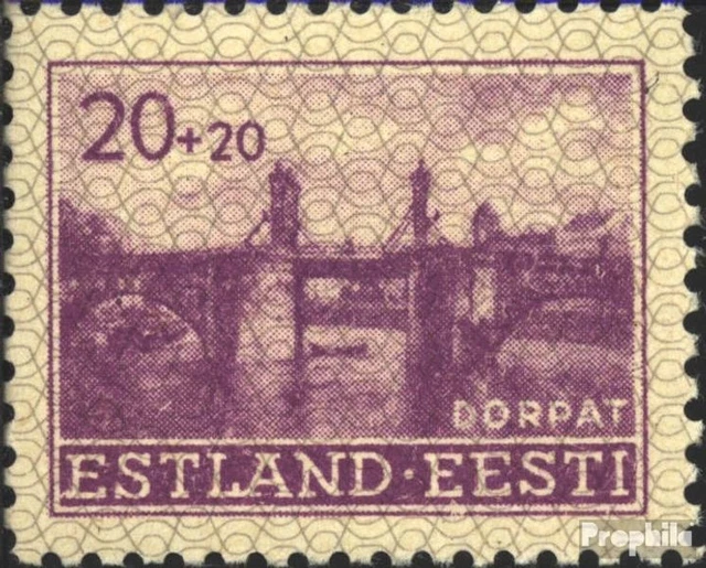 Estland (Dt.Bes.2.WK.) 5 gestempelt 1941 Gebaeude