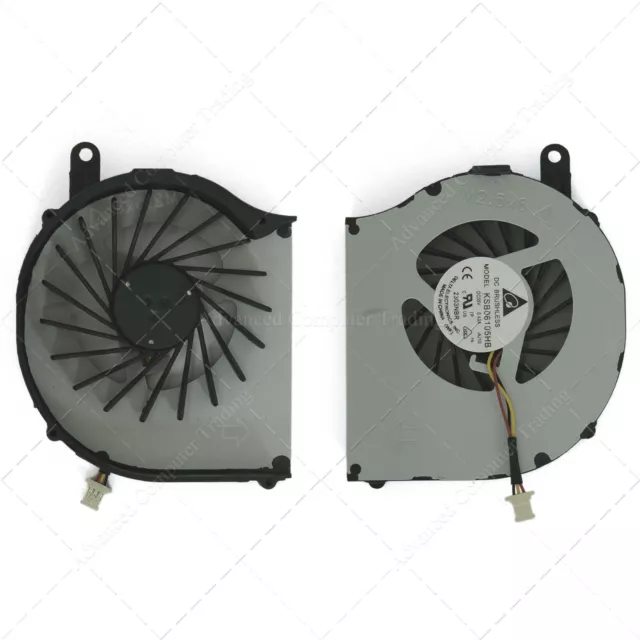 Fan Ventilador Cpu Para Portátil Hp G62 / G72 / Compaq Cq62 05V 0.38A Ksb0505Ha