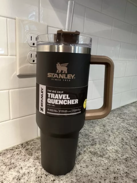 Stanley Big Grip Travel Quencher Stainless Steel Champagne Ombre Tumbler 40  Oz