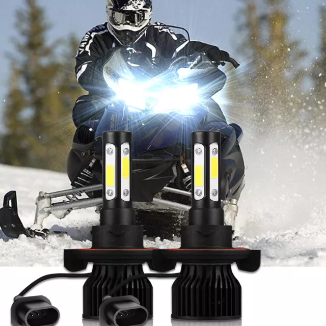 High Power HID LED Headlight H4 Bulbs Lights for Yamaha RS Vector 2005-2018