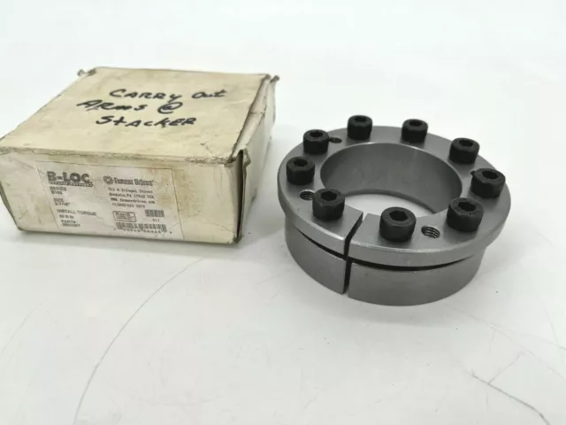 New Fenner Drives B-Loc B602207 Series B106 Size 2-7/16" Keyless Bushing