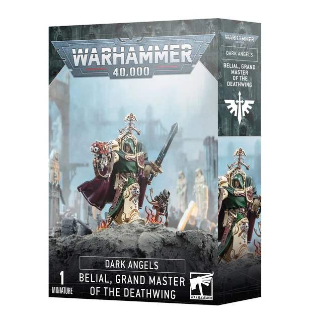 DARK ANGELS AZRAEL Chapter Master Metal OOP 1995 Warhammer 40k Space Marines EUR 17,54 - FR