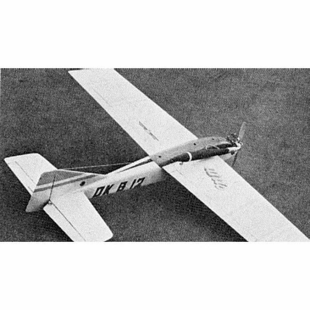Plan De Construction Avion Motorisé – Plan Et Notice Hans Wagener, Occasion