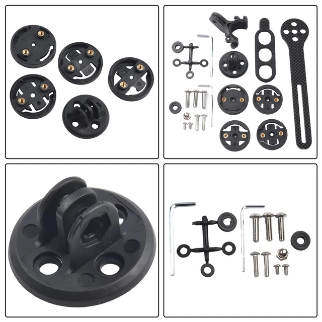 Integrated Bike Computer Mount Holder for Garmin Bryton Cat Eye Carbon Fiber