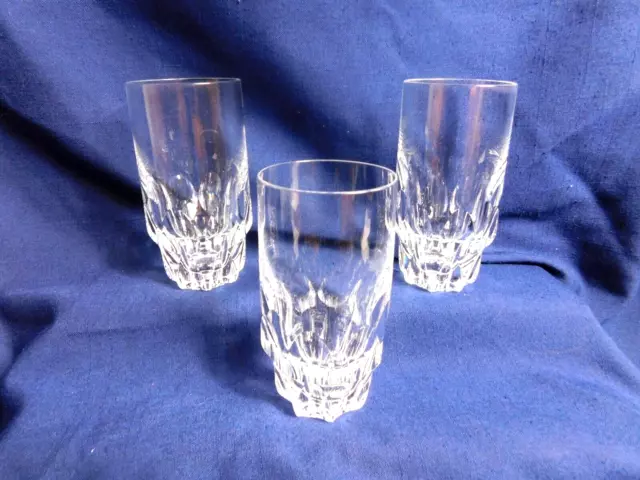 E4 - Peill & Putzler Germany Crystal Highball Glasses  Lot of 3  PE121