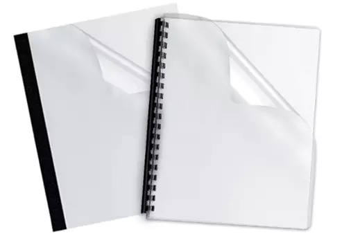 Clear Plastic Binding Covers - 7 Mil. -  100 Sheets