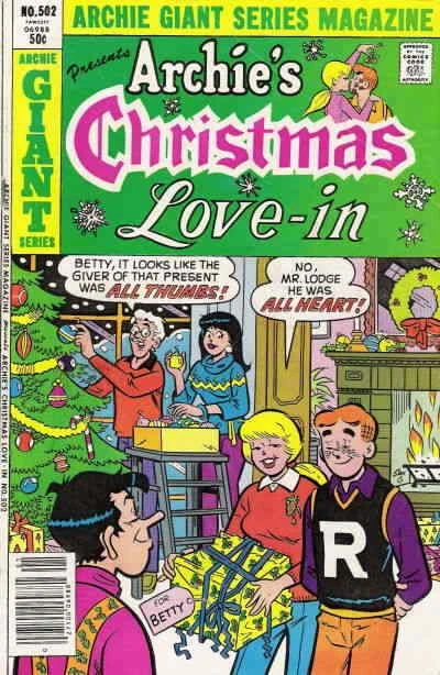 Archie Giant Series Magazine #502 VF/NM; Archie | 1981 Archie's Christmas Love-I
