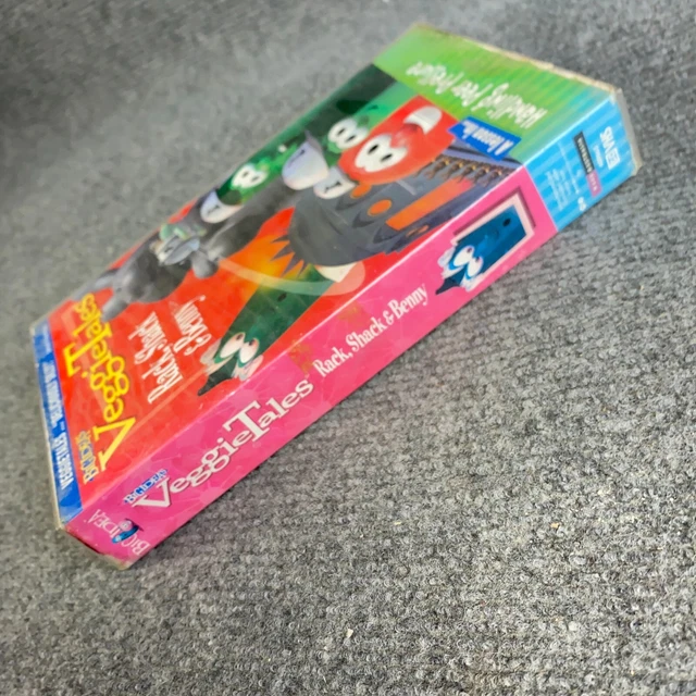 VEGGIE TALES RACK Shack & Benny VHS Video 1995 Big Ideas Release