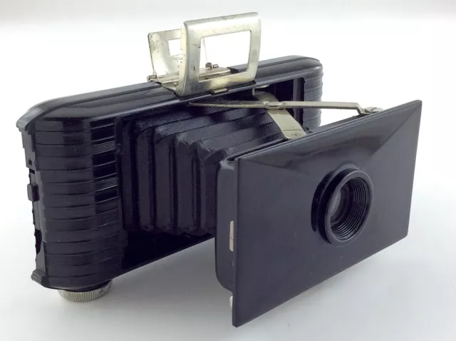 Kodak Jiffy VP Folding Camera 127 Film Canada Decorative As Is S256