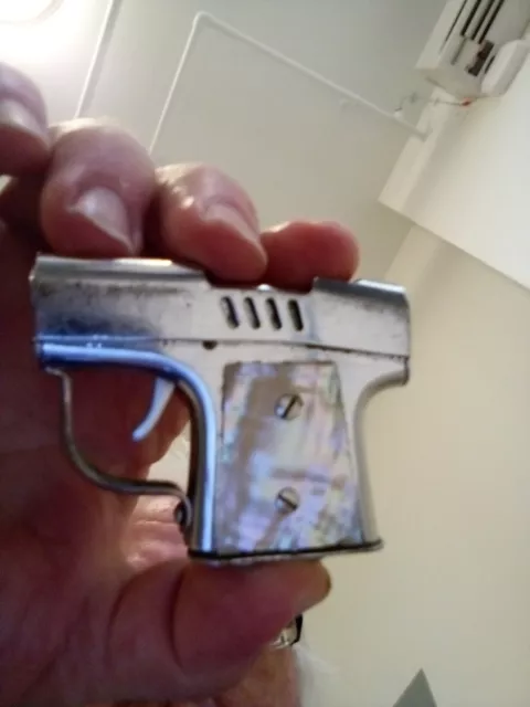 Vintage Pocket Pistol Style Cigarette Lighter Made In Occupied Japan