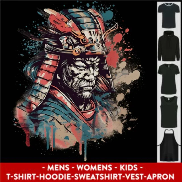 Samurai Elder Fantasy Warrior Bushido Ronin Mens Womens Kids Unisex