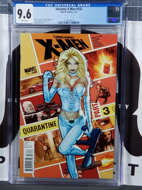 Uncanny X-Men #532 CGC 9.6 **Greg Land Emma Frost Cover**Marvel Comics 2011**