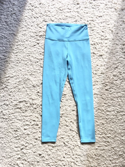 fabletics leggings Powerhold XS Shape Türkis Laufhose Tights High Waist Blau
