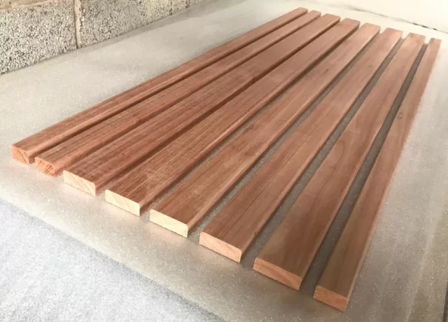Hardwood Garden Bench Slats Red Grandis 1.22m 4 ft x 20mm Mahogany Alternative
