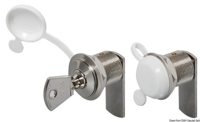 Serrure À Cylindre 25 MM Marque Osculati 38.131.82
